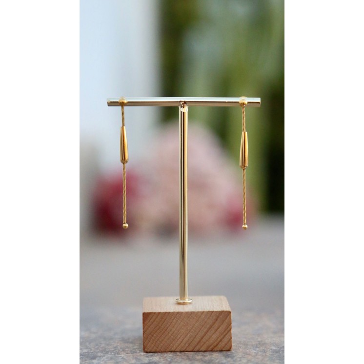 Pendiente Acero Lagrimas