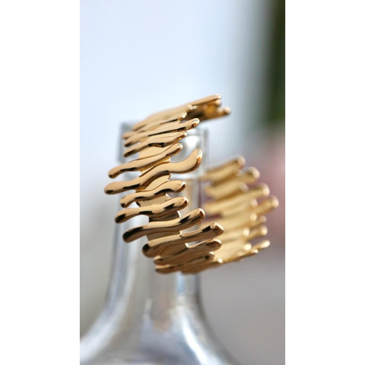 Brazalete Acero Gotas