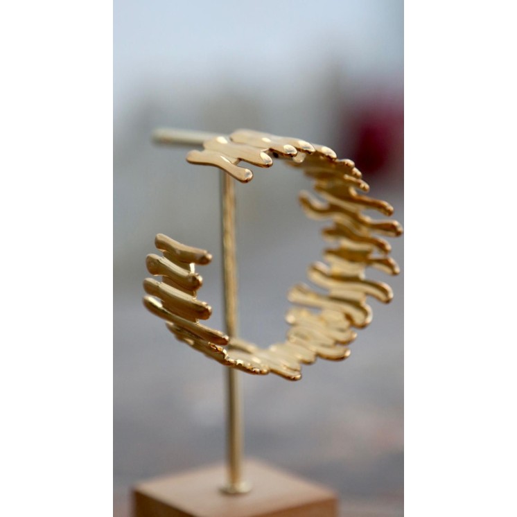 Brazalete Acero Gotas