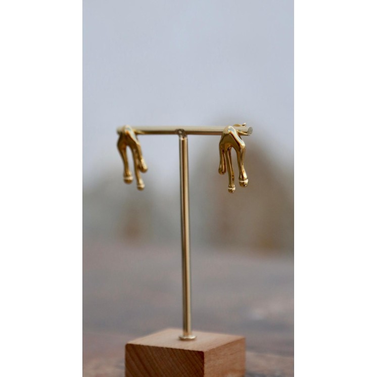 Pendiente Acero Gotas